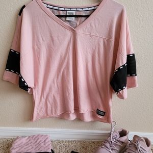 Cropped Large PINK Shirt